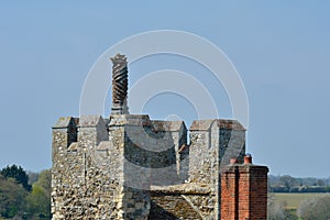 Chimney on Castle Wall