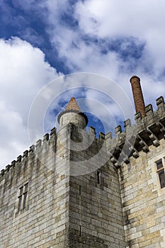 Chimney of Dukes of Braganza Palace Guimaraes