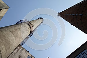 Chimney In Factory