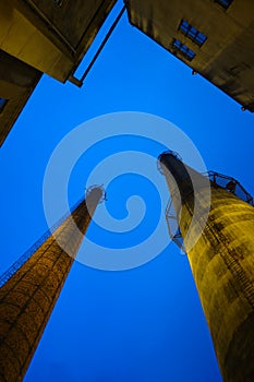 Chimney In Factory