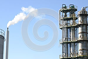 Chimney of factory