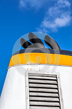 Chimney of a ferry