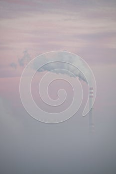 Chimney in Fog