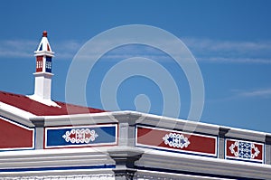 Chimney and platband