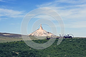 Chimney Rock in Nebraska