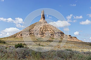 Chimney Rock seen from the east