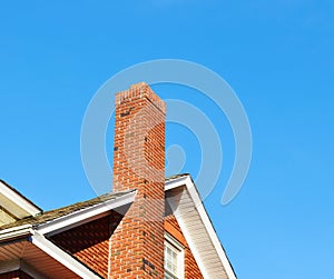 Chimney on the roof