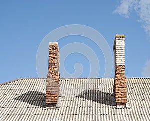 Chimney on the roof