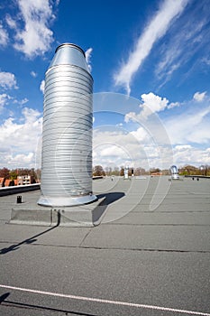 Chimney on the roof