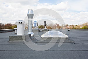 Chimney on the roof