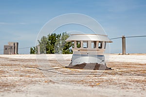 Chimney on the roof