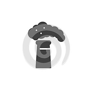 Chimney smoke vector icon