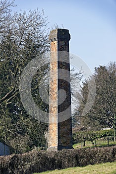 Chimney Stack in Field