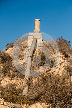 chimney to release gasses