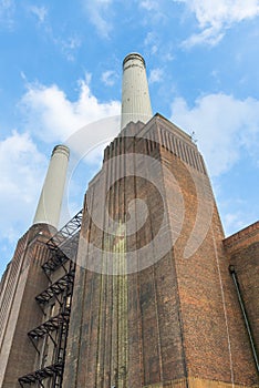 Chimneys of abandoned Battersea power station