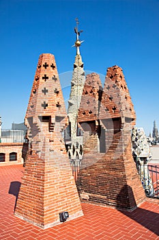 The chimneys and conical vents photo