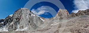 Chimtarga summit panorama in Fann mountains, Middle Asia Tajikistan