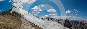 Chimtarga summit panorama in Fann mountains, Middle Asia Tajikistan