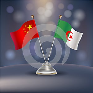 China and Algeria flag Relation