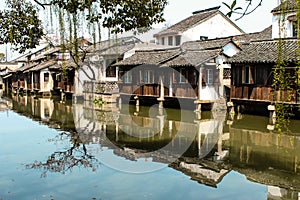 China ancient building in Wuzhen town photo