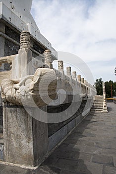 China Asia, Beijing, Beihai Park, the White Pagoda