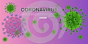 China battles Coronavirus outbreak. Coronavirus 2019-nC0V Outbreak, Travel Alert concept. The virus attacks the respiratory tract