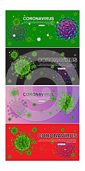 China battles Coronavirus outbreak. Coronavirus 2019-nC0V Outbreak, Travel Alert concept. The virus attacks the respiratory tract