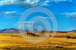 China Bayinbuluke grassland in Xinjiang