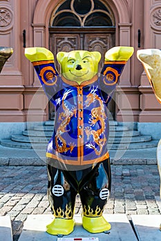 China bear at United Buddy Bears international art exhibition