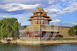 China Beijing Forbidden City Gate Tower