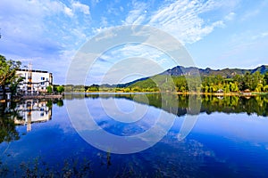 China Beijing Yanqi lake beautiful view KEMPINSKI HOTELS