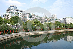 China city dweller building