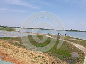 China city  lake in wuhan