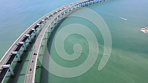 China Dalian Xinghai Harbour bridge