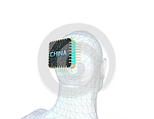 China-developed chips, electronic technology and data transmission links, artificial intelligence