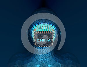 China-developed chips, electronic technology and data transmission links, artificial intelligence