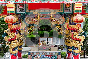 China Dragon, Chinese temple in Thailand.