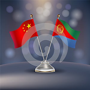 China and Eritrea flag Relation