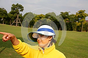 China golf caddie