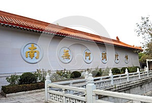 China Greater Bay Buddhism Buddhist Buddha Chinese Temple Religious Architecture Zhuhai Xiangzhou Putuo Temple Facade Landmark