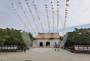 China Greater Bay Buddhism Buddhist Buddha Chinese Temple Religious Architecture Zhuhai Xiangzhou Putuo Temple Facade Landmark