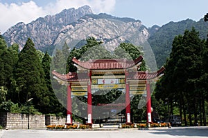 China Huangshan door