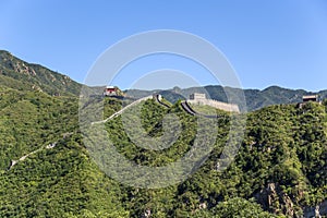 China, Juyongguan. Great Wall of China Great Wall of China in the mountains