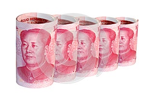 China Money in a row