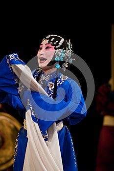 China opera Actress is cry
