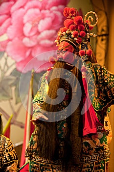 China opera man with red face