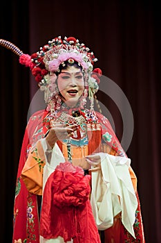 China opera woman