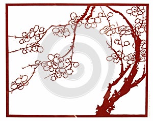 China paper CUT Dragon phoenix