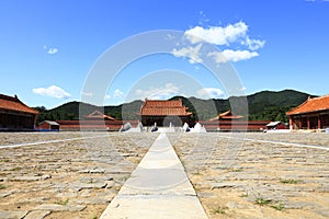 China in the qing dynasty emperor mausoleum