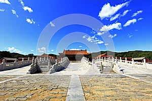 China in the qing dynasty emperor mausoleum